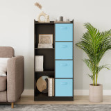 7 Cube Wooden Bookcase Shelving Display Storage