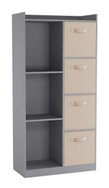 7 Cube Wooden Bookcase Shelving Display Storage