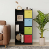 7 Cube Wooden Bookcase Shelving Display Storage