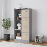 7 Cube Wooden Bookcase Shelving Display Storage