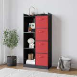 7 Cube Wooden Bookcase Shelving Display Storage