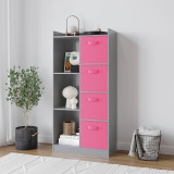 7 Cube Wooden Bookcase Shelving Display Storage