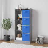 7 Cube Wooden Bookcase Shelving Display Storage