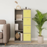 7 Cube Wooden Bookcase Shelving Display Storage