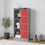 7 Cube Wooden Bookcase Shelving Display Storage