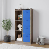 7 Cube Wooden Bookcase Shelving Display Storage