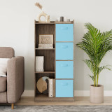 7 Cube Wooden Bookcase Shelving Display Storage