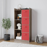 7 Cube Wooden Bookcase Shelving Display Storage