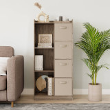 7 Cube Wooden Bookcase Shelving Display Storage