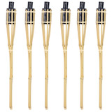 Set of Colour Changing LED Citronella Bamboo Torch Lights