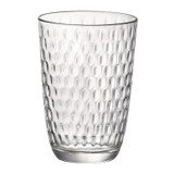 390ml Textured Highball Drinking Glasses