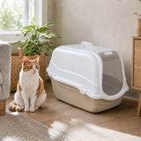 Enclosed Cat Litter Tray Filter Box Hooded