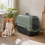 Enclosed Cat Litter Tray Filter Box Hooded