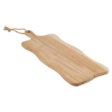 Large Teak Wood Charcuterie Serving Paddle Board