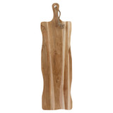 Large Teak Wood Charcuterie Serving Paddle Board