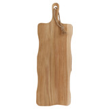 Large Teak Wood Charcuterie Serving Paddle Board