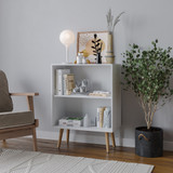 2-Tier Wooden Cabinet With Legs