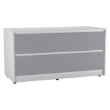Minimalist Chest of 4 Drawers Wide Storage Cabinet - 60x120x51.5cm