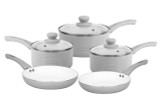8-Pcs Grey Induction Cookware Set