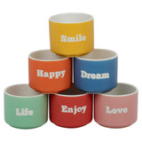 6 Pcs 60ml Mini Porcelain Espresso Coffee Mugs Set