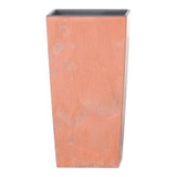 Urbi 22.5cm Concrete Effect Square Planter with Internal Insert