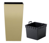 Urbi 20cm Square Plastic Planter Pot for Indoor & Outdoor Use