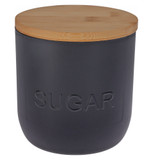 3 Pcs Airtight Coffee Tea Sugar Storage Container Set w/ Bamboo Lid