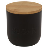 3 Pcs Airtight Coffee Tea Sugar Storage Container Set w/ Bamboo Lid