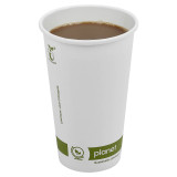16oz Compostable Single Wall Hot Cups