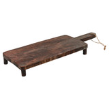 Large Mango Wood Chopping Cutting Board with Hanging Rope Handle