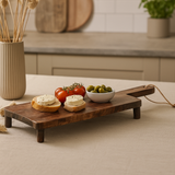 Large Mango Wood Chopping Cutting Board with Hanging Rope Handle