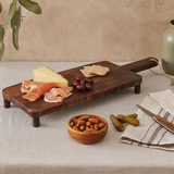 Large Mango Wood Chopping Cutting Board with Hanging Rope Handle