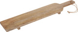 Large Teak Wood Chopping Cutting Board with Hanging Rope Handle