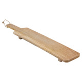 Large Teak Wood Chopping Cutting Board with Hanging Rope Handle