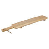 Large Teak Wood Chopping Cutting Board with Hanging Rope Handle