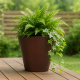 Tubus 20cm Short Corten Steel Effect Planter Pot