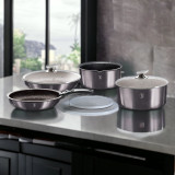 Berlinger Haus 9Pc Carbon Pro Cookware Set