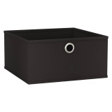Foldable Fabric Storage Box with Metal Eyelet Handle
