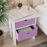 Foldable Fabric Storage Box with Metal Eyelet Handle