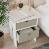 Foldable Fabric Storage Box with Metal Eyelet Handle