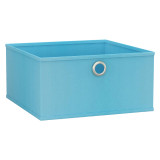 Foldable Fabric Storage Box with Metal Eyelet Handle