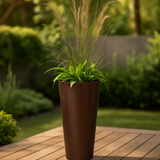 Tubus 25cm Tall Corten Steel Effect Planter Pot