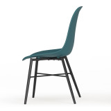 TROMSO Scandinavian Dining Chair Metal Legs