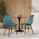 TROMSO Scandinavian Dining Chair Metal Legs