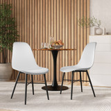 TROMSO Scandinavian Dining Chair Metal Legs