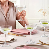 255ml Tall Stemmed Cocktail Coupe Glasses Set