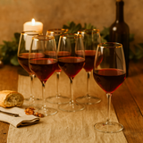 Pasabahce Large Gold Rim Wine Glasses (470ml)