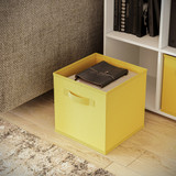 Asymmetrical 8 Cube Bookcase Unit w/ 3 Drawer Inserts