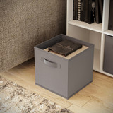 Asymmetrical 8 Cube Bookcase Unit w/ 3 Drawer Inserts