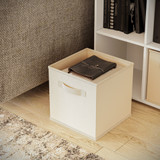 Asymmetrical 8 Cube Bookcase Unit w/ 3 Drawer Inserts